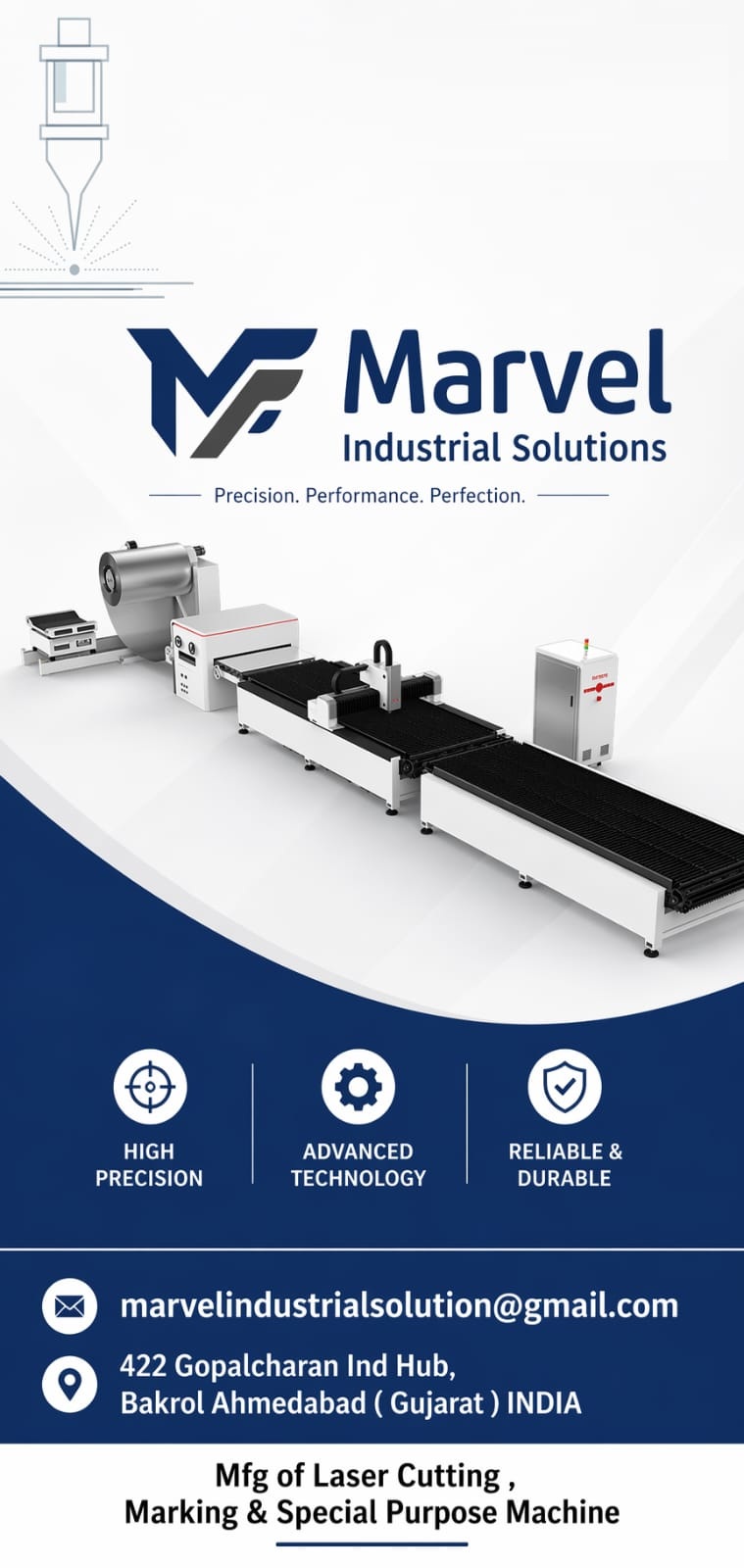 Marvel fiber laser cutting machine technical support and production features