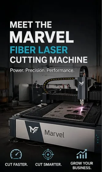 Marvel fiber laser cutting machine cutting metal sheet with clean sparks Marvel fiber laser cutting machine cutting metal sheet with clean sparks