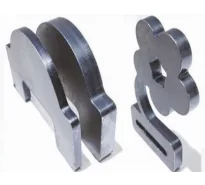 Laser cut metal component sample for fabrication application Laser cut metal component sample for fabrication application