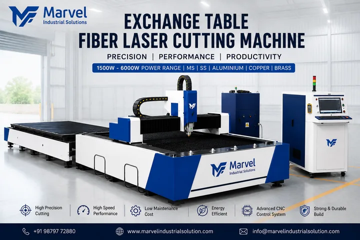 Exchange Table Fiber Laser Cutting Machine
