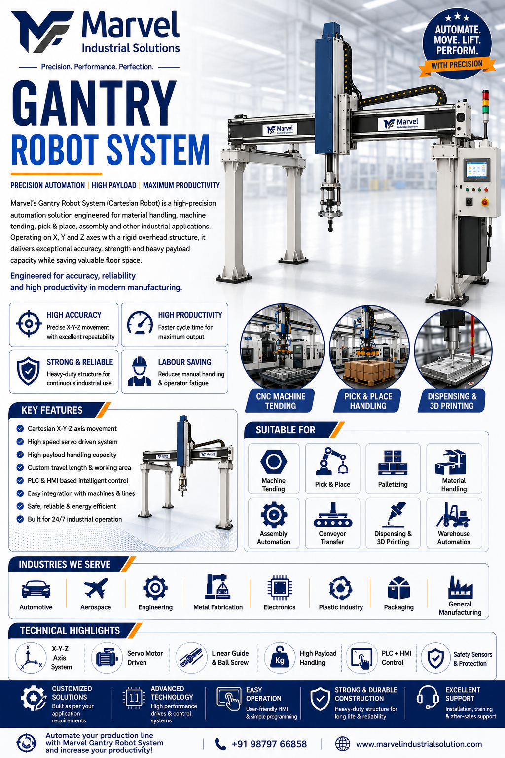 Gantry Robot System by Marvel Industrial Solution
