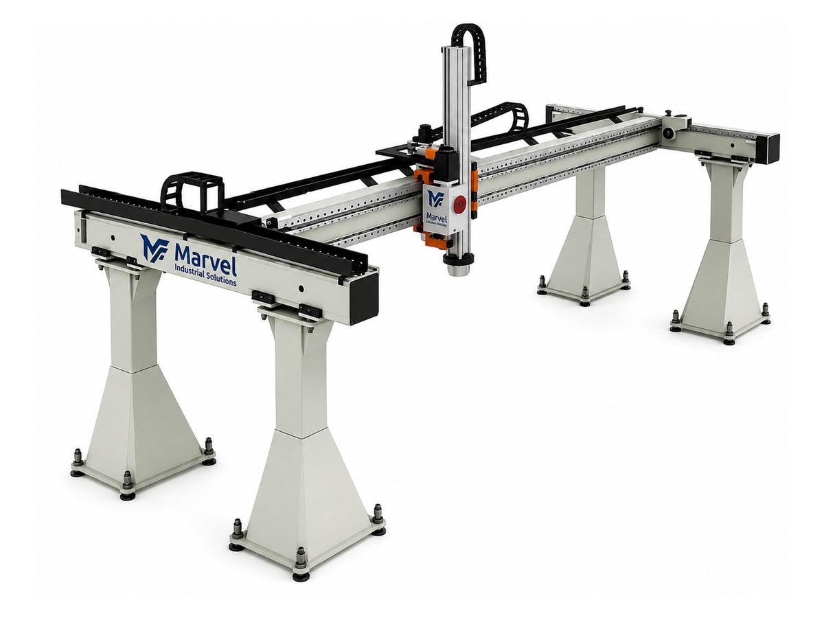 Robot for Plastic Injection Moulding Machine and SPM automation