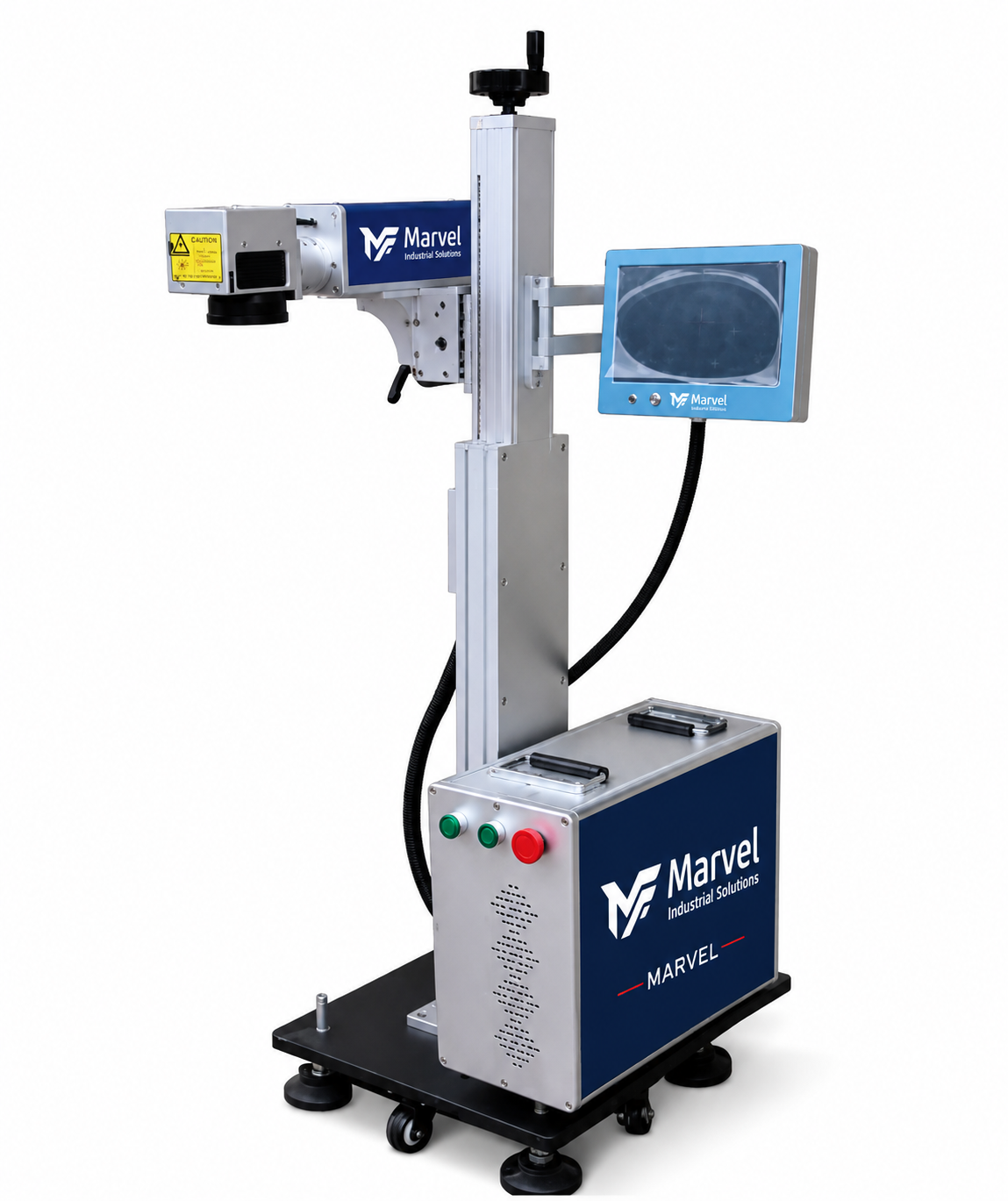 UV fly laser marking machine for online production line coding
