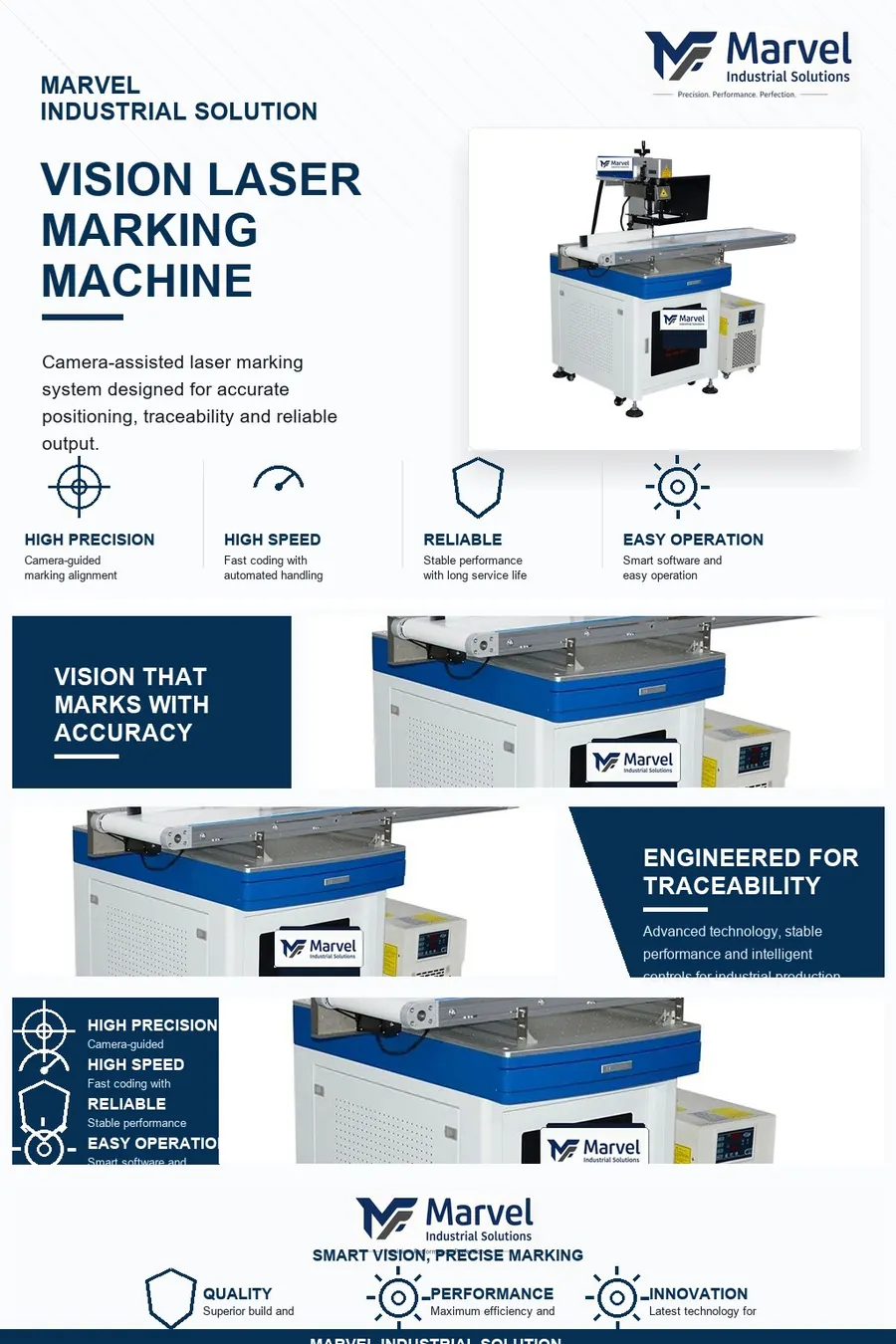 Vision laser marking machine by Marvel Industrial Solution Vision laser marking machine by Marvel Industrial Solution